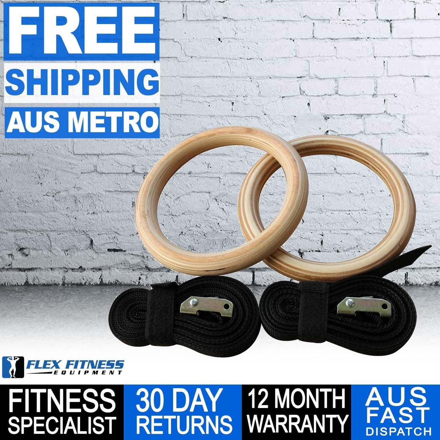 Armortech Wooden Gym Rings