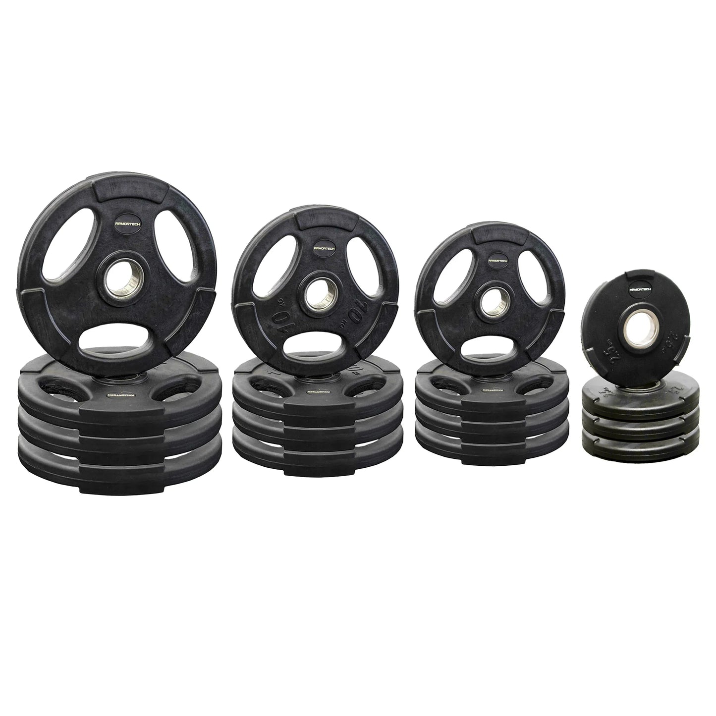 Armortech 150kg Olympic Tri-Grip Bundle