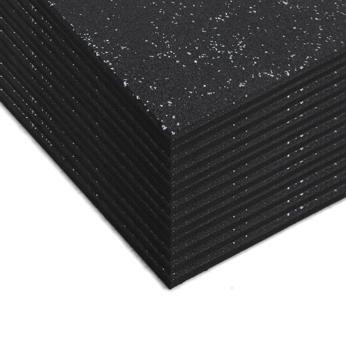 25 Pack (15mm) Rubber Gym Flooring Mats